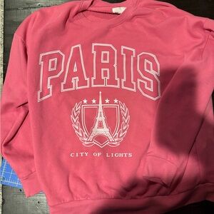No Boundaries Pink Fleece Sweatshirt